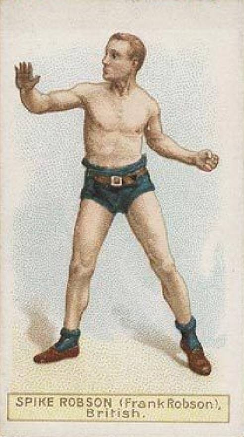 1911 W.D. & H.O. Wills Boxers Green Stars & Circle Back Boxing Frank Robson # Other Sports Card