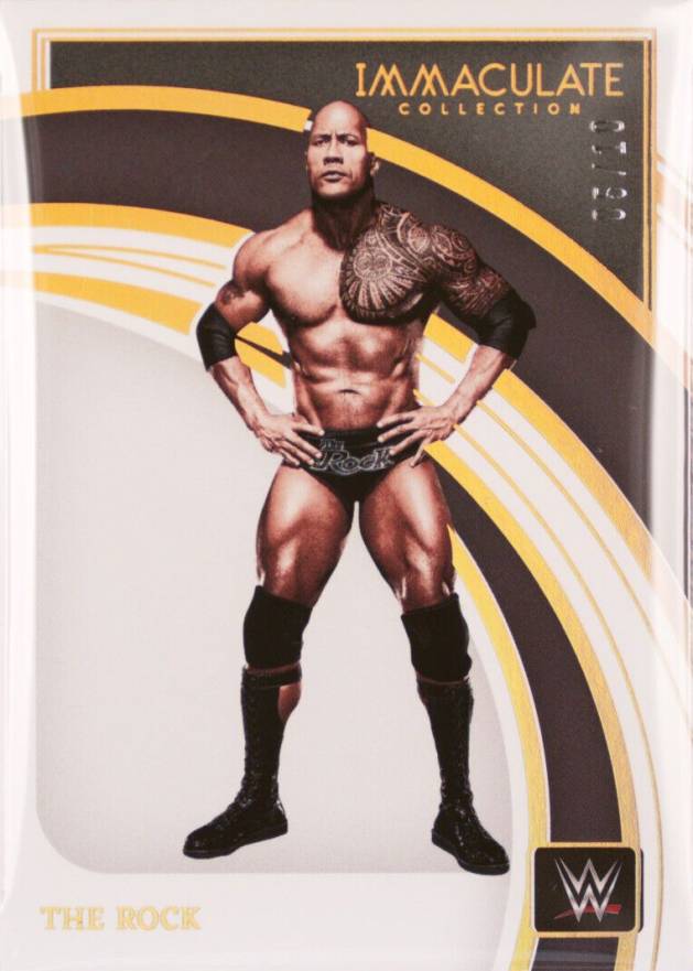 2022 Panini Immaculate Collection WWE Dwayne Johnson #49 Other Sports Card