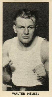1938 F.C. Cartledge Famous Prize Fighter Walter Neusel #31 Other Sports Card