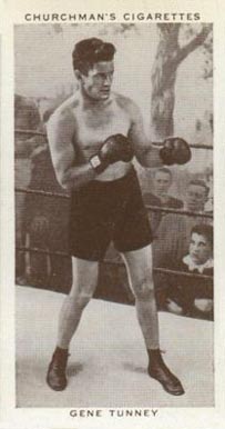 1938 W.A. & A.C. Churchman Boxing Personalities Gene Tunney #35 Other Sports Card