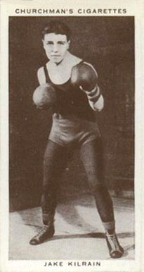 1938 W.A. & A.C. Churchman Boxing Personalities Jake Kilrain #22 Other Sports Card