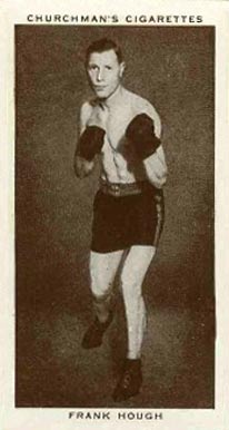 1938 W.A. & A.C. Churchman Boxing Personalities Frank Hough #19 Other Sports Card