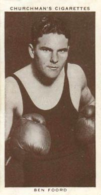 1938 W.A. & A.C. Churchman Boxing Personalities Ben Foord #16 Other Sports Card