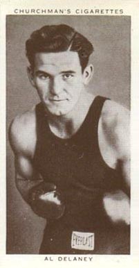1938 W.A. & A.C. Churchman Boxing Personalities Al Delaney #11 Other Sports Card