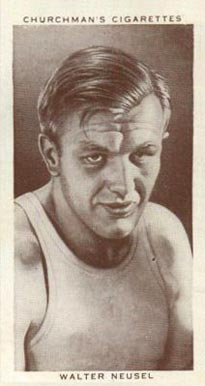 1938 W.A. & A.C. Churchman Boxing Personalities Walter Neusel #31 Other Sports Card