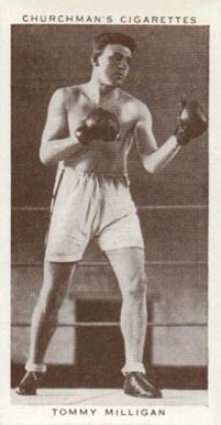 1938 W.A. & A.C. Churchman Boxing Personalities Tommy Milligan #29 Other Sports Card