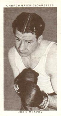 1938 W.A. & A.C. Churchman Boxing Personalities Jock McVoy #28 Other Sports Card