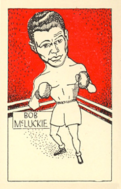 1947 D. Cummings & Son Famous Fighters Bob McLuckie #62 Other Sports Card