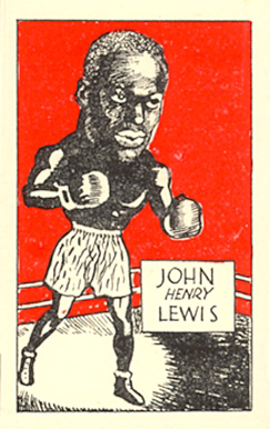 1947 D. Cummings & Son Famous Fighters John Henry Lewis #48 Other Sports Card
