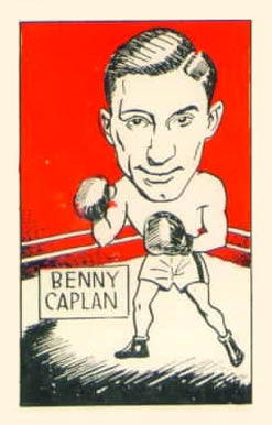 1947 D. Cummings & Son Famous Fighters Benny Caplan #39 Other Sports Card