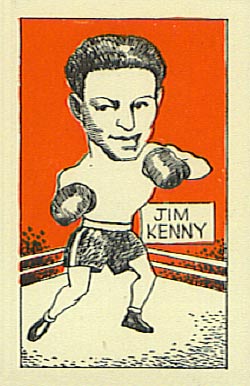 1947 D. Cummings & Son Famous Fighters Jim Kenny #34 Other Sports Card
