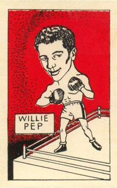 1947 D. Cummings & Son Famous Fighters Willie Pep #28 Other Sports Card