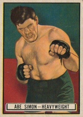 1951 Topps Ringside  Abe Simon #62 Other Sports Card