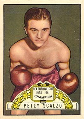 1951 Topps Ringside  Petey Scalzo #27 Other Sports Card