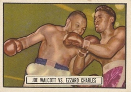 1951 Topps Ringside  Joe Walcott Vs Ezzard Charles #85 Other Sports Card