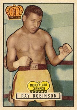 1951 Topps Ringside  Ray Robinson #43 Other Sports Card