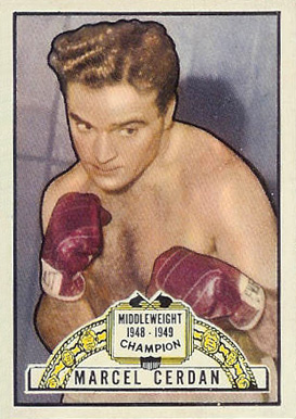 1951 Topps Ringside  Marcel Cerdan #5 Other Sports Card