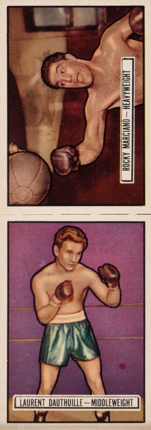 1951 Topps Ringside  Rocky Marciano/Laurent Dauthuille #32/38 Other Sports Card