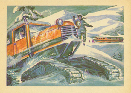 1956 Adventure Mobile St. Bernards #28 Non-Sports Card