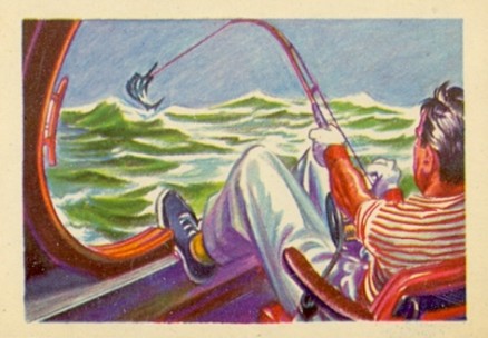 1956 Adventure Alone with the Gulls and Sea #95 Non-Sports Card