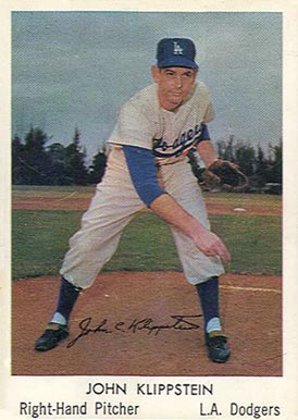 1960 Bell Brand Dodgers John Klippstein #12 Baseball Card