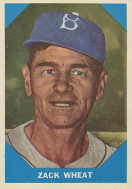 1960 Fleer Baseball Greats Zack Wheat #12 Baseball Card