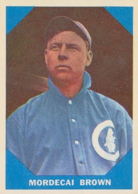 1960 Fleer Baseball Greats Mordecai Brown #9 Baseball Card