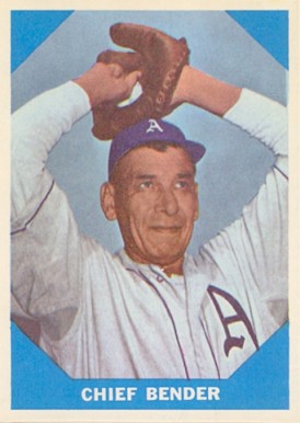 1960 Fleer Baseball Greats Chief Bender #7 Baseball Card