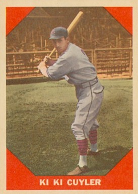 1960 Fleer Baseball Greats Ki Ki Cuyler #75 Baseball Card