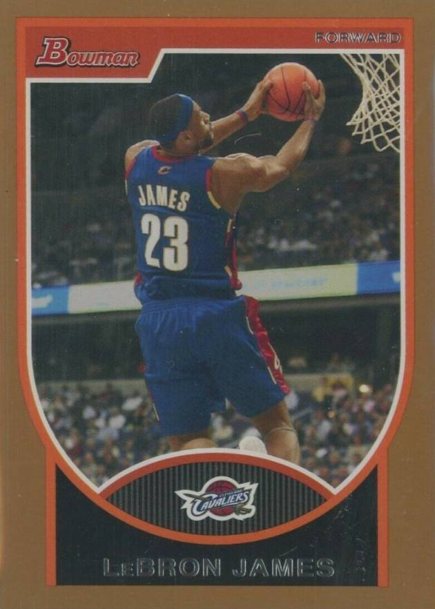 2007 Bowman LeBron James #23 Basketball Card