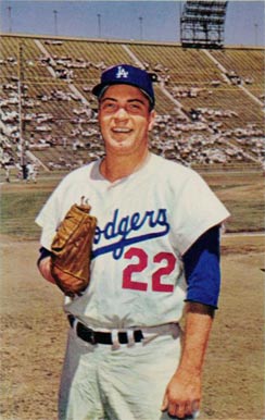 1960 L.A. Dodgers Postcards Johnny Podres # Baseball Card