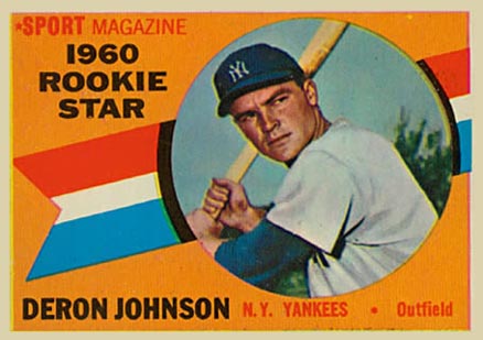 1960 Topps Deron Johnson #134 Baseball Card