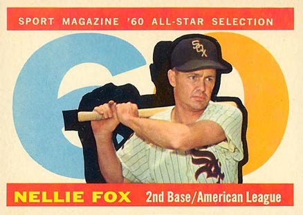 1960 Topps Nellie Fox #555 Baseball Card
