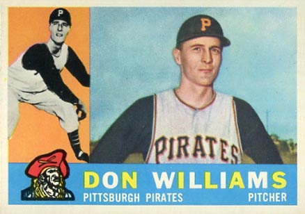 1960 Topps Don Williams #414 Baseball Card