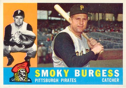 1960 Topps Smoky Burgess #393 Baseball Card