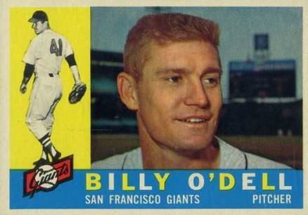 1960 Topps Billy O'Dell #303 Baseball Card