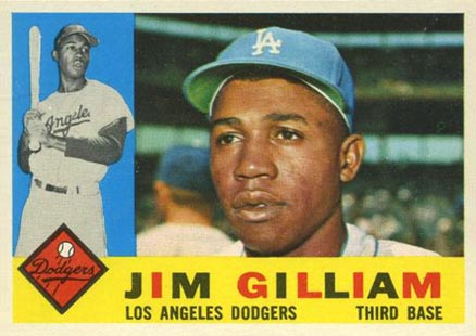 1960 Topps Jim Gilliam #255 Baseball Card