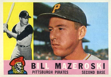 1960 Topps Bill Mazeroski #55 Baseball Card
