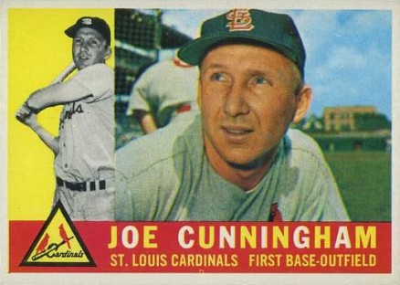 1960 Topps Joe Cunningham #40 Baseball Card