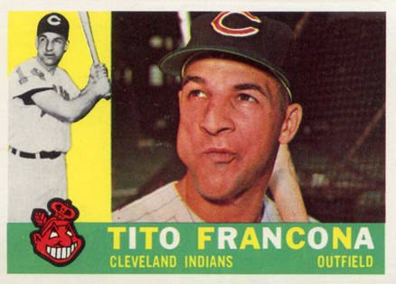 1960 Topps Tito Francona #30 Baseball Card