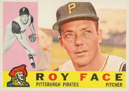 1960 Topps Roy Face #20 Baseball Card