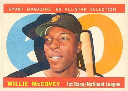 1960 Topps Willie McCovey #554 Baseball Card