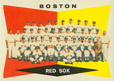 1960 Topps Boston Red Sox Team #537 Baseball Card