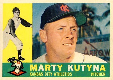 1960 Topps Marty Kutyna #516 Baseball Card