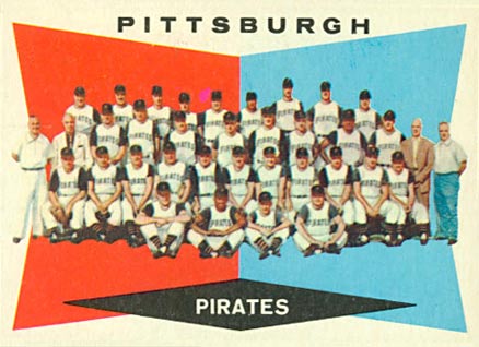 1960 Topps Pittsburgh Pirates Team #484 Baseball Card