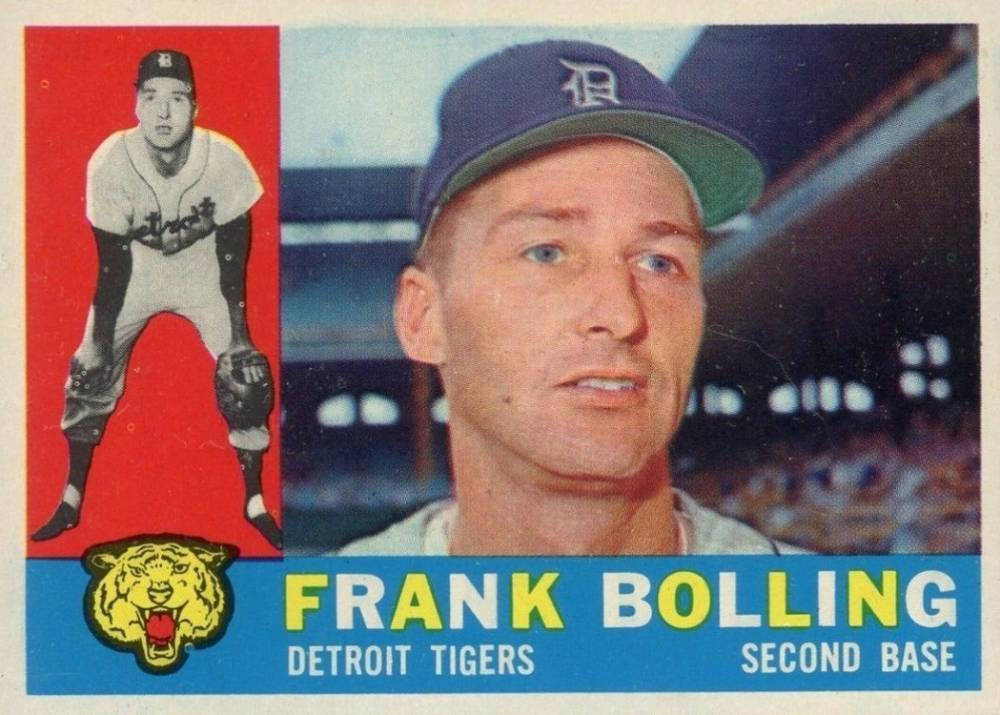 1960 Topps Frank Bolling #482 Baseball Card