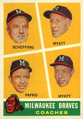 1960 Topps Braves Coaches #464 Baseball Card