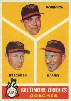 1960 Topps Orioles Coaches #455 Baseball Card