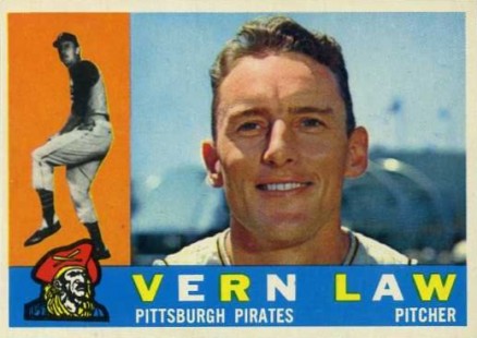 1960 Topps Vern Law #453 Baseball Card
