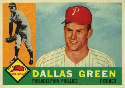 1960 Topps Dallas Green #366 Baseball Card